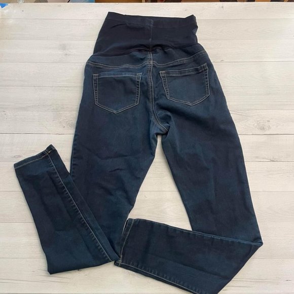 liz lange maternity high panel denim jeans xs - Picture 5 of 6
